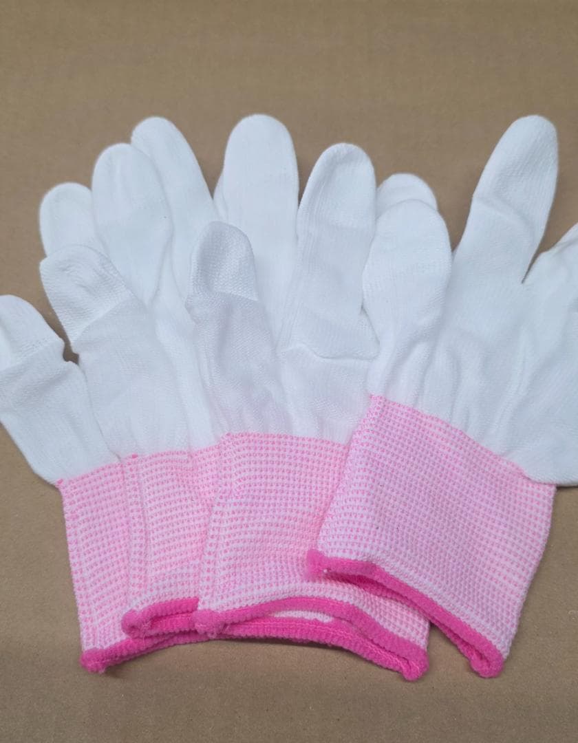 指先 PUコーティング 手袋 Sサイズ100双 静電気防止 手袋 PU加工 軍手