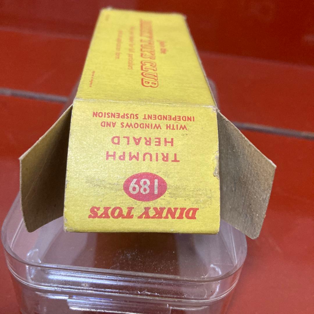 Dinky Toys No. 189 トライアンフ・ヘラルド　1959年製