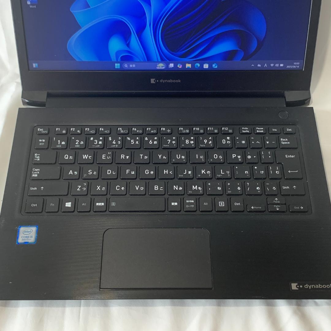 T07A【美品】東芝 13.3型/i5第8世代/8GB/128GB x