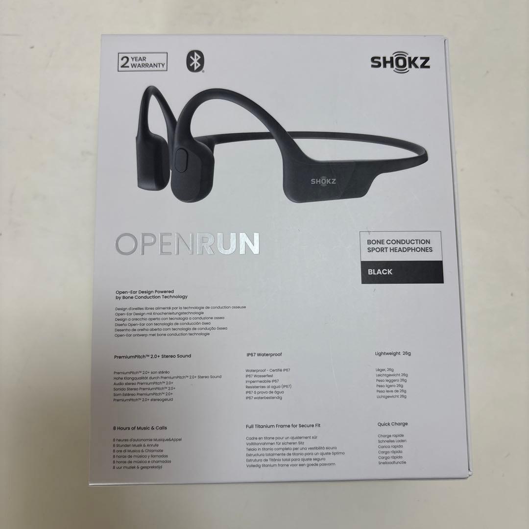SHOKZ OPENRUN 骨伝導イヤホン