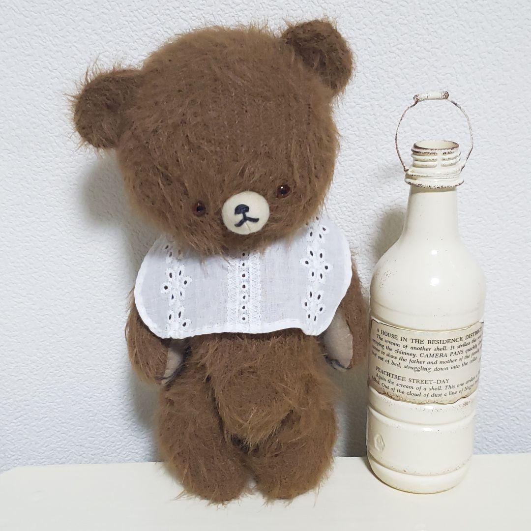 No.535 テディベア(28cm)　ブラウン×スタイ