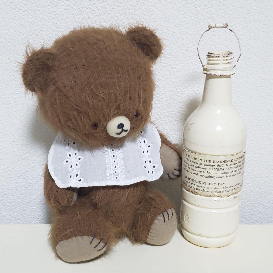 No.535 テディベア(28cm)　ブラウン×スタイ