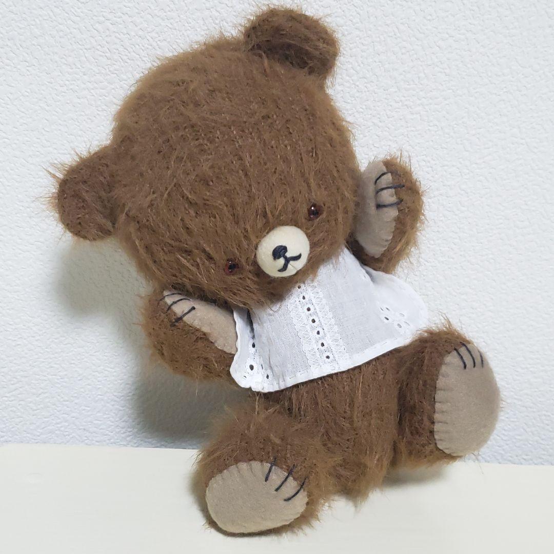 No.535 テディベア(28cm)　ブラウン×スタイ