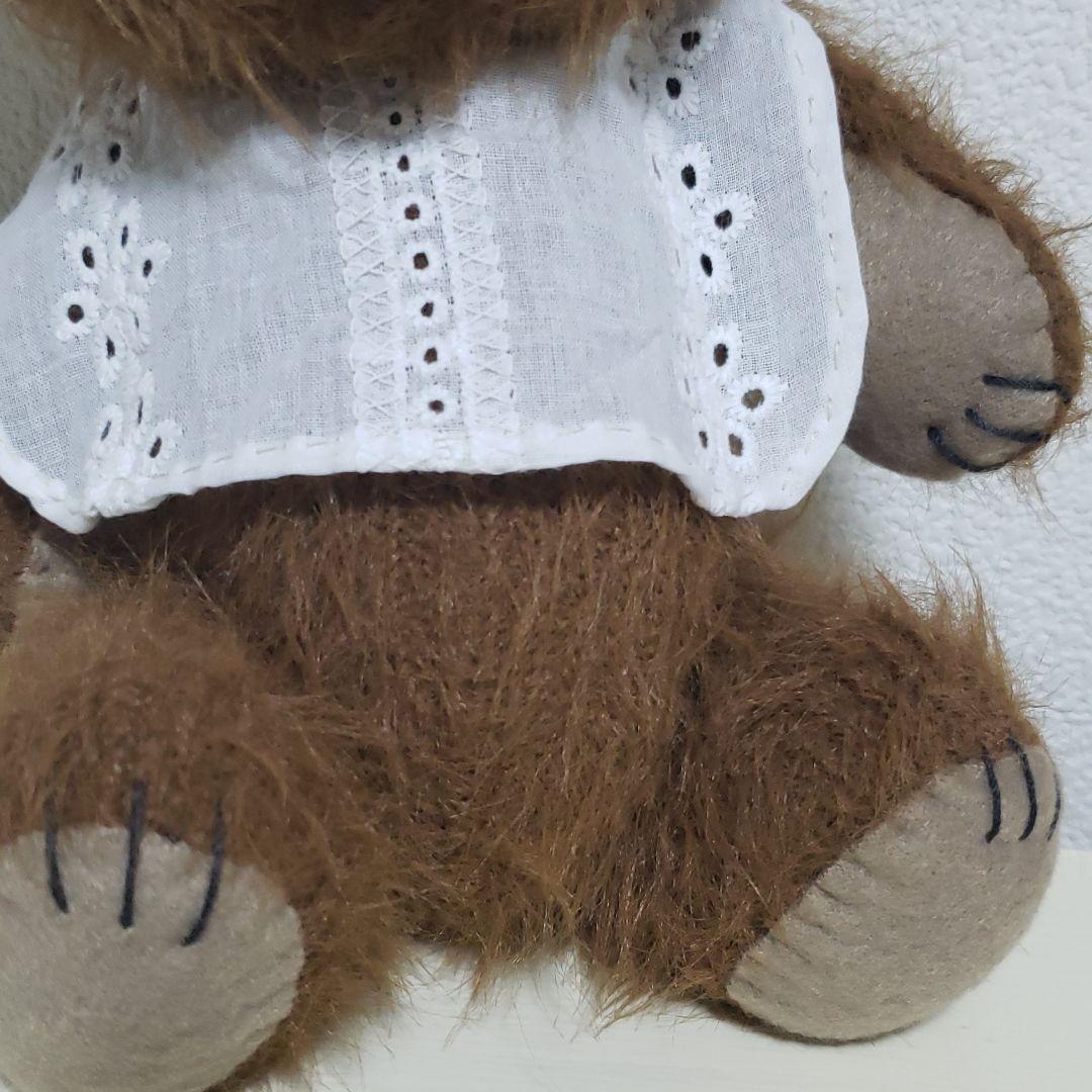 No.535 テディベア(28cm)　ブラウン×スタイ