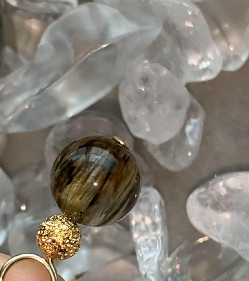 祈祷ネックレス　グリーンルチル　シルバー925