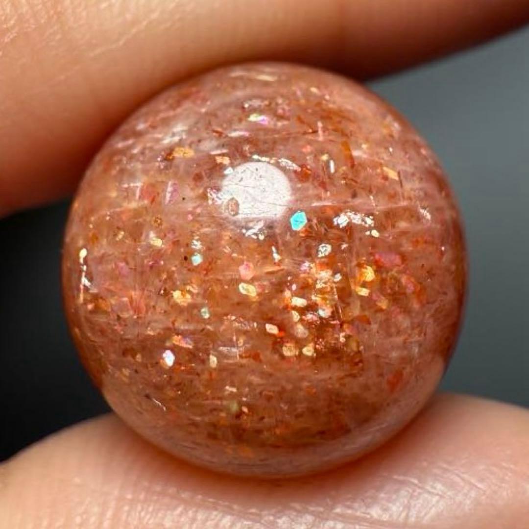 7個セット　サンストーン　ムーンストーン　ミニスフィア　丸玉　粒売