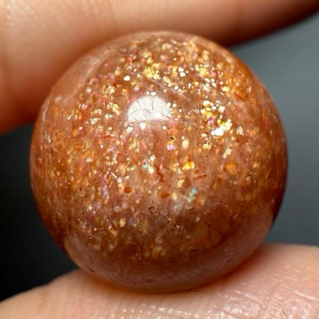 7個セット　サンストーン　ムーンストーン　ミニスフィア　丸玉　粒売