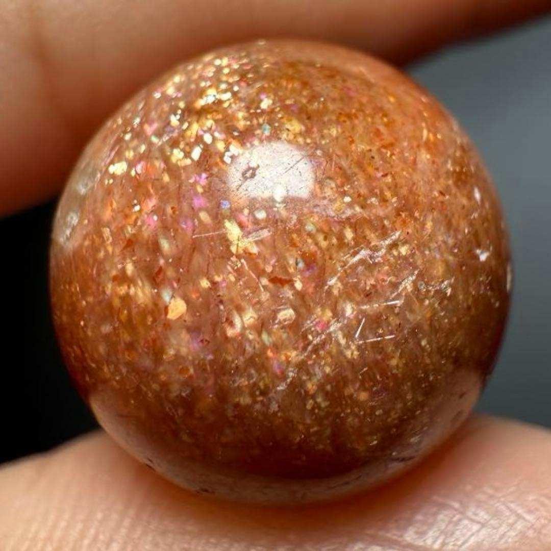 7個セット　サンストーン　ムーンストーン　ミニスフィア　丸玉　粒売