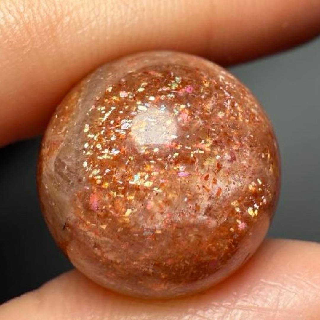 7個セット　サンストーン　ムーンストーン　ミニスフィア　丸玉　粒売