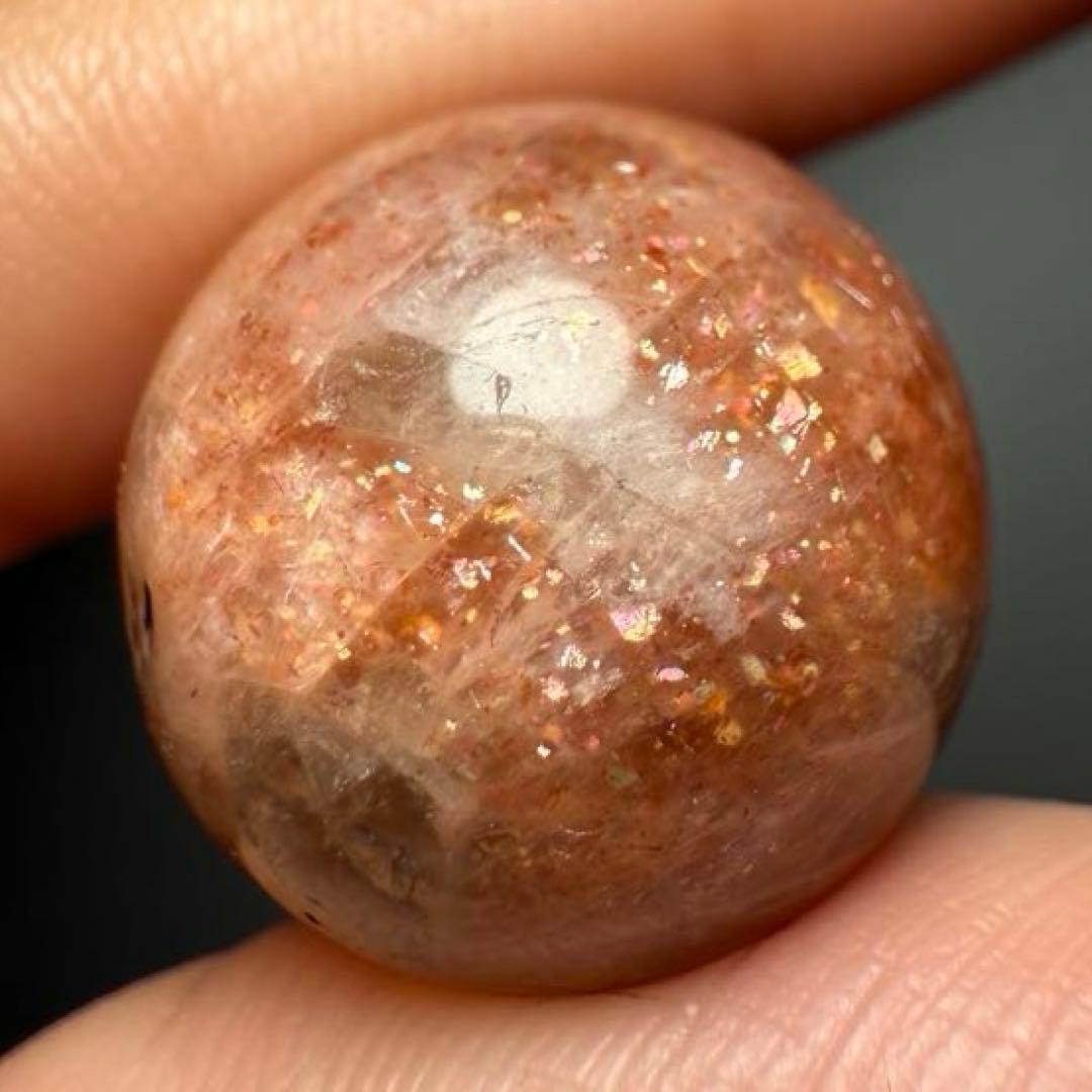 7個セット　サンストーン　ムーンストーン　ミニスフィア　丸玉　粒売