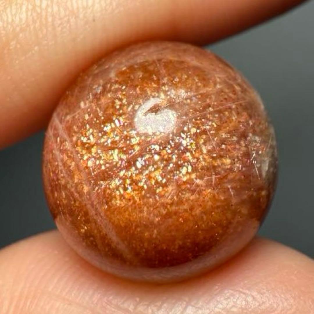 7個セット　サンストーン　ムーンストーン　ミニスフィア　丸玉　粒売