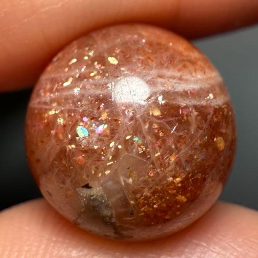 7個セット　サンストーン　ムーンストーン　ミニスフィア　丸玉　粒売