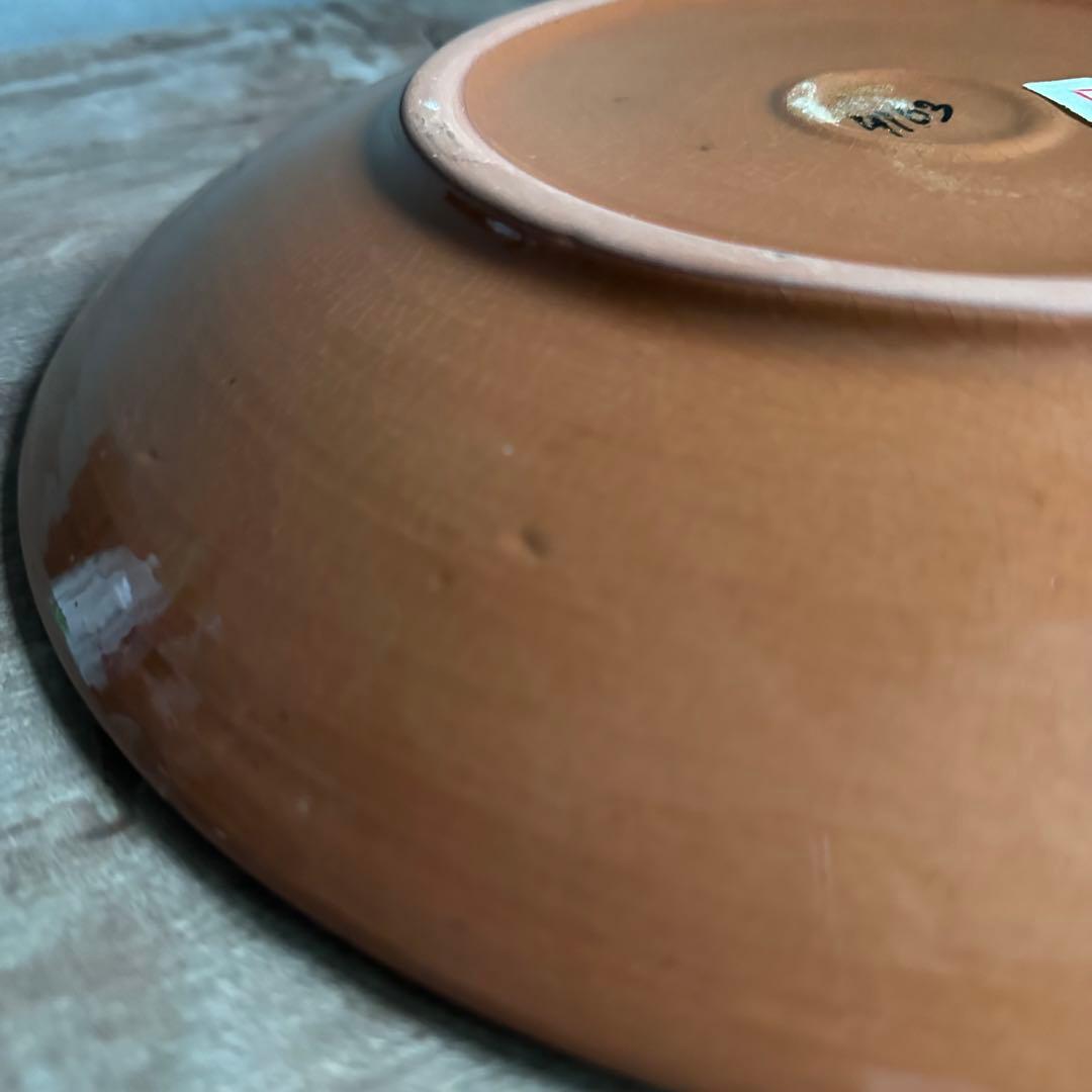 希少　ソビエト陶器　アラベスク模様　大皿　ロシア　焼き物　工芸品　陶磁器　C