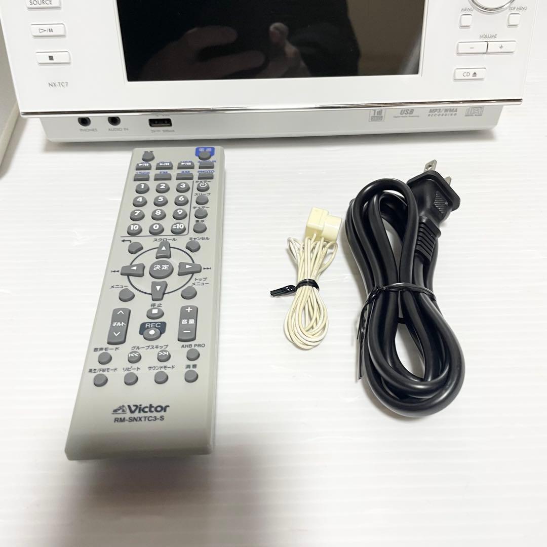 ビクター ワンセグ対応 ミニコンポ NX-TC7-W 2012年製