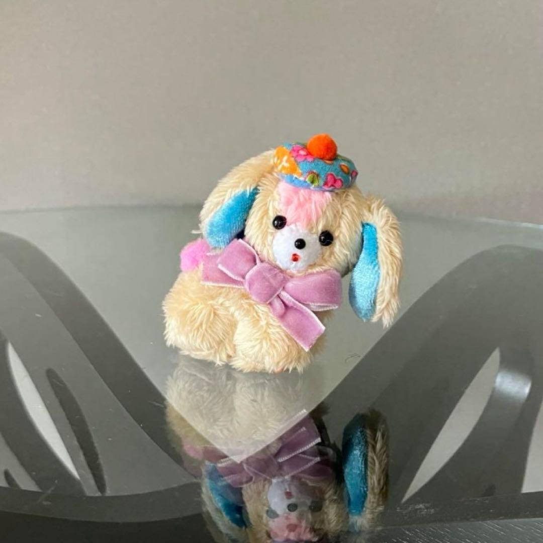 くり　もじゃ犬　うたたね　白オレンジ