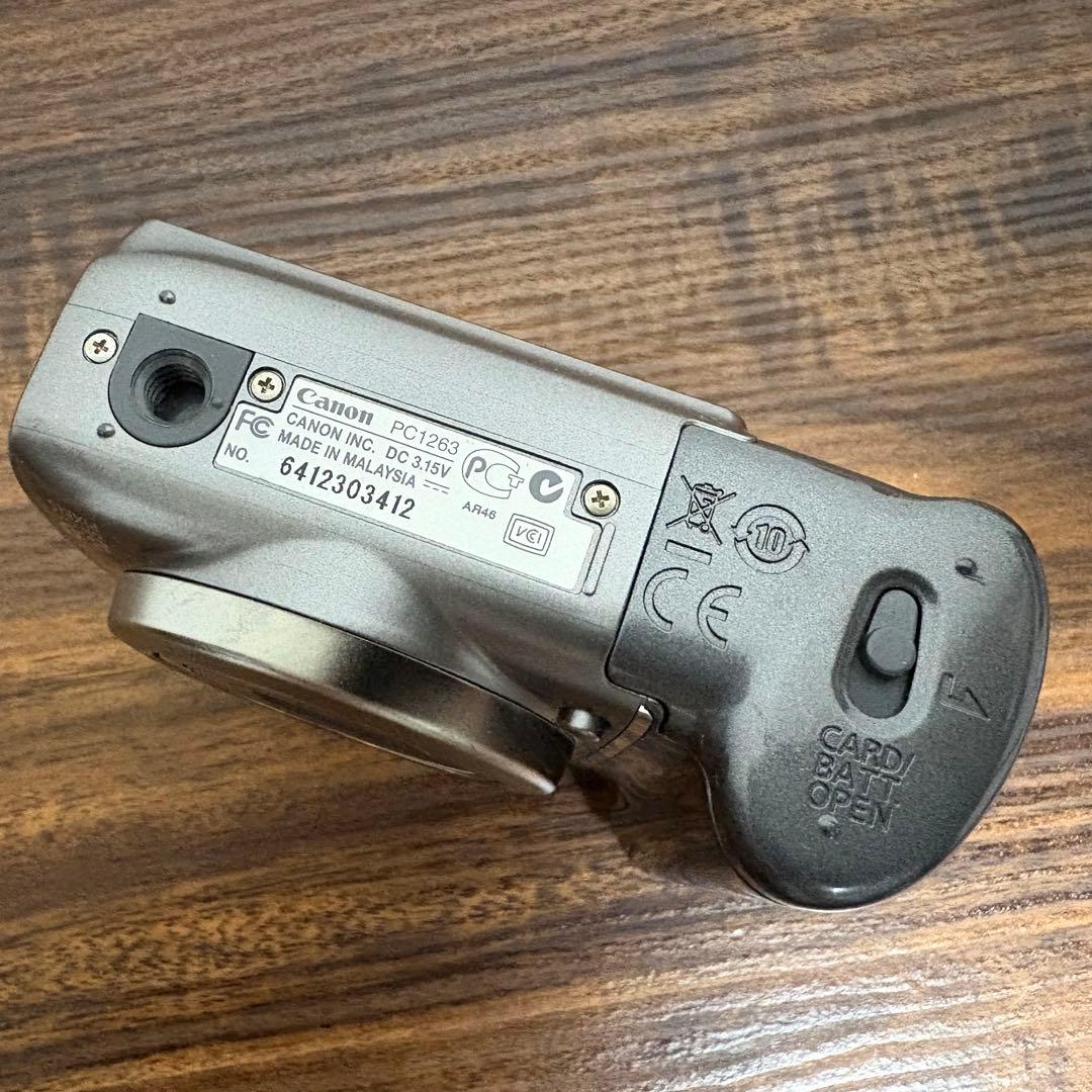 【美品✨】Canon PowerShot A590 IS コンデジ CCD 単三