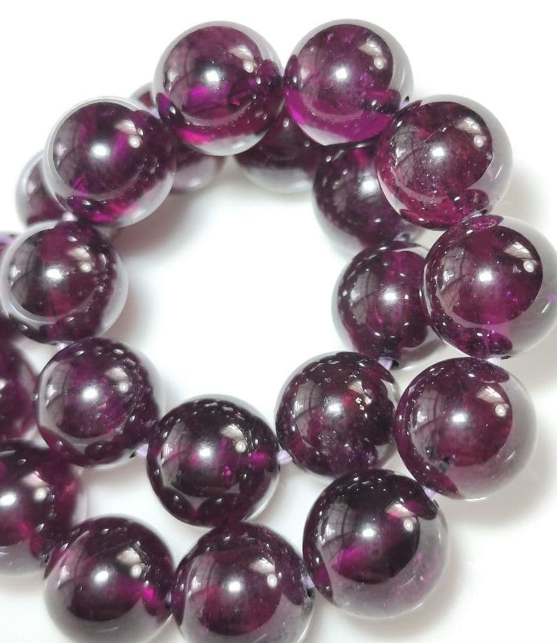 【希少・上位種・華やかな赤】ピンクレッドが美しい｜ロードナイトガーネット｜9mm