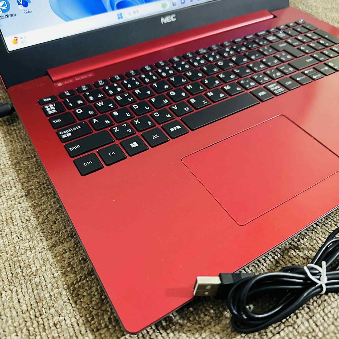 S186 NECノートパソコンSSD第7世代 WEBカメラ Windows11