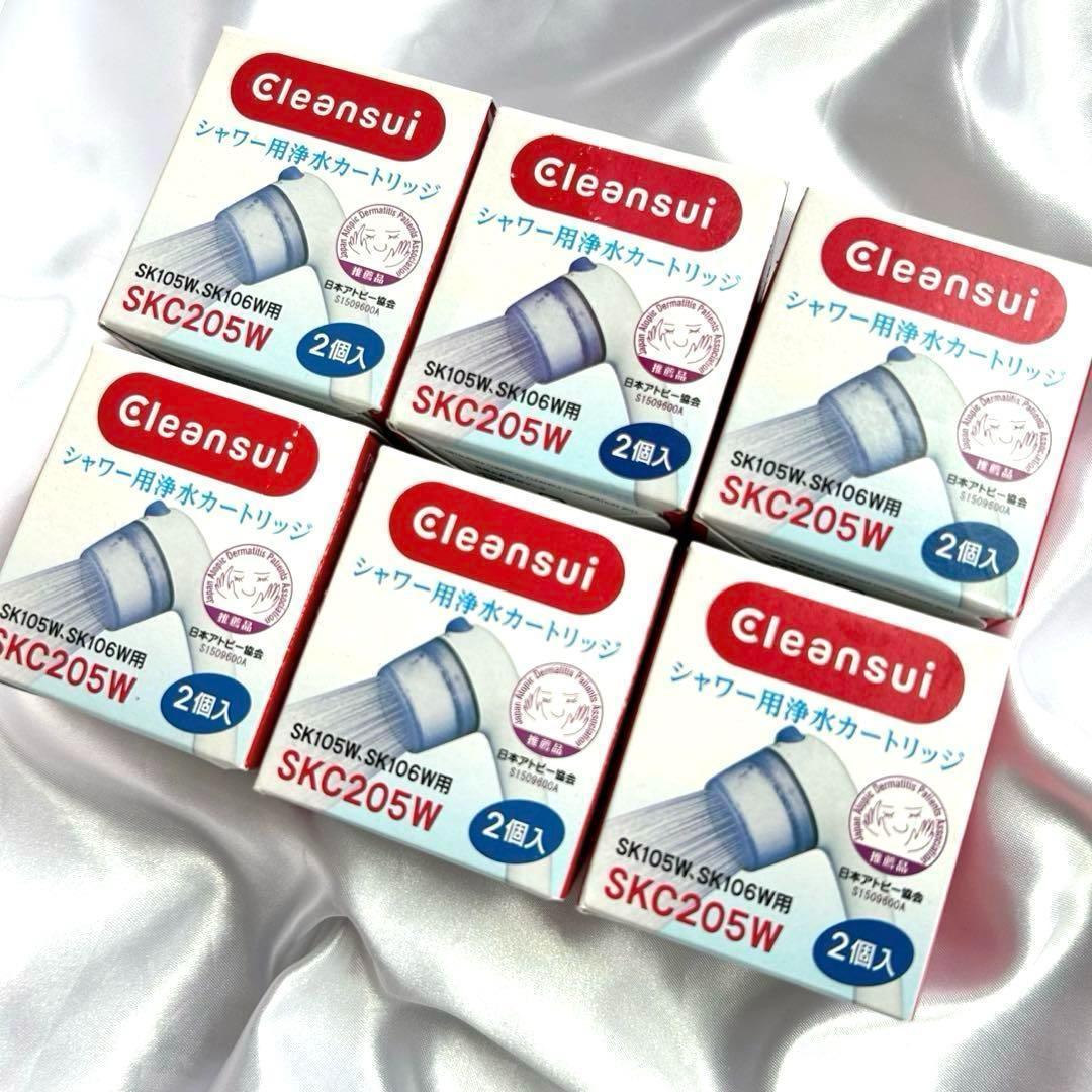 【新品クリンスイ SKC205W 浄水シャワー用浄水カートリッジ 6箱セット‼︎