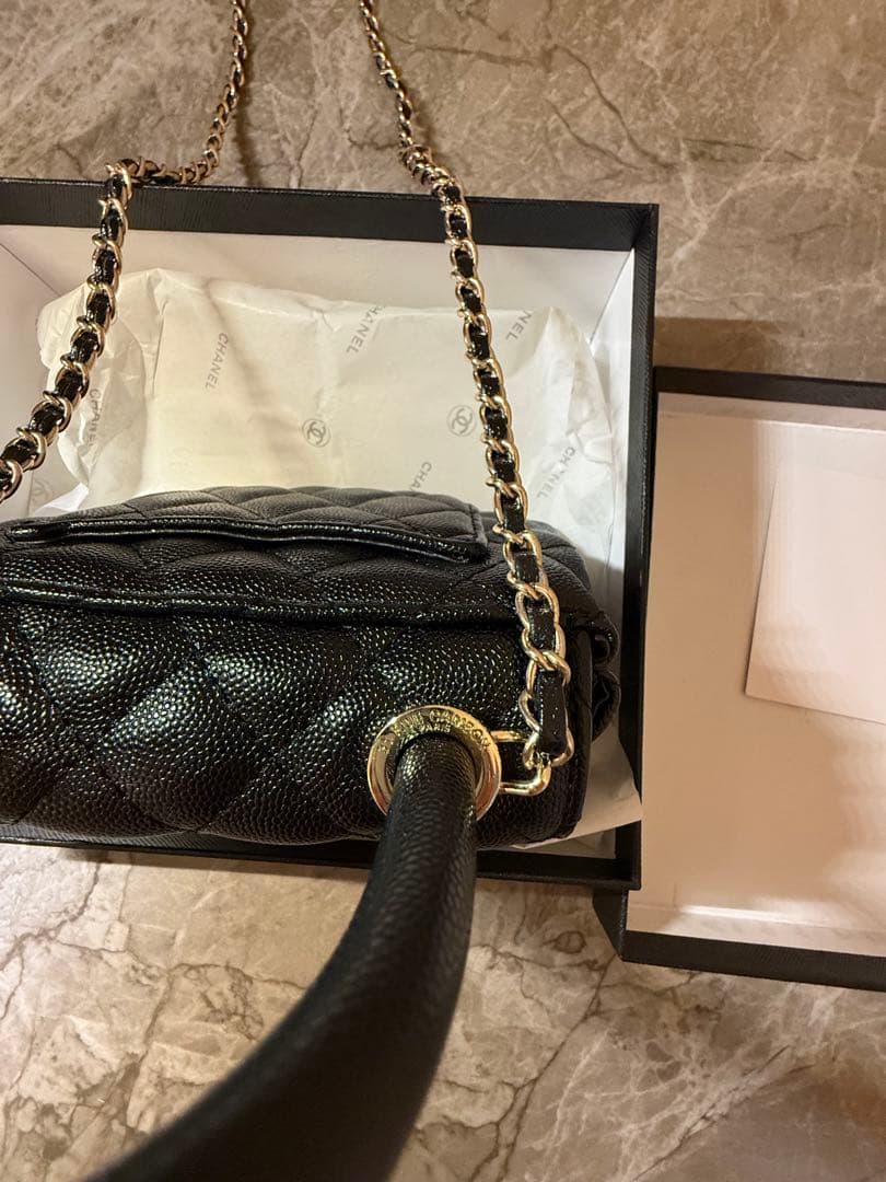 JASMINE　CHANEL ノベルティ ミニ　ブラック ゴールド