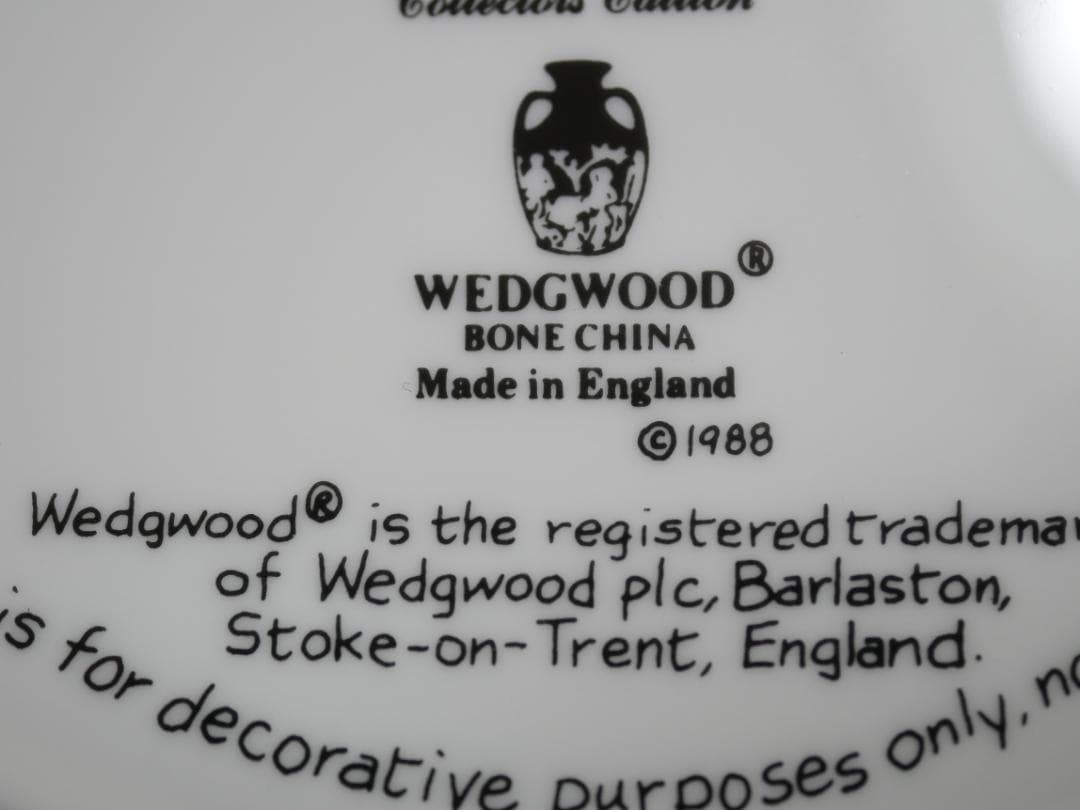  １９８８年限定生産 The Farm Cottage 飾り皿