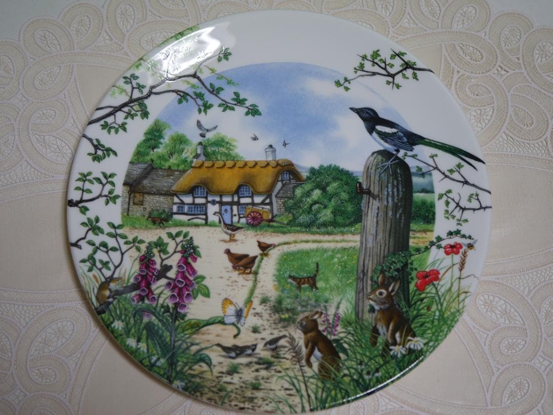  １９８８年限定生産 The Farm Cottage 飾り皿