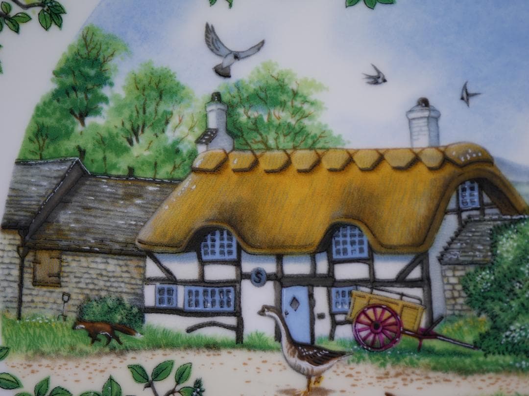  １９８８年限定生産 The Farm Cottage 飾り皿