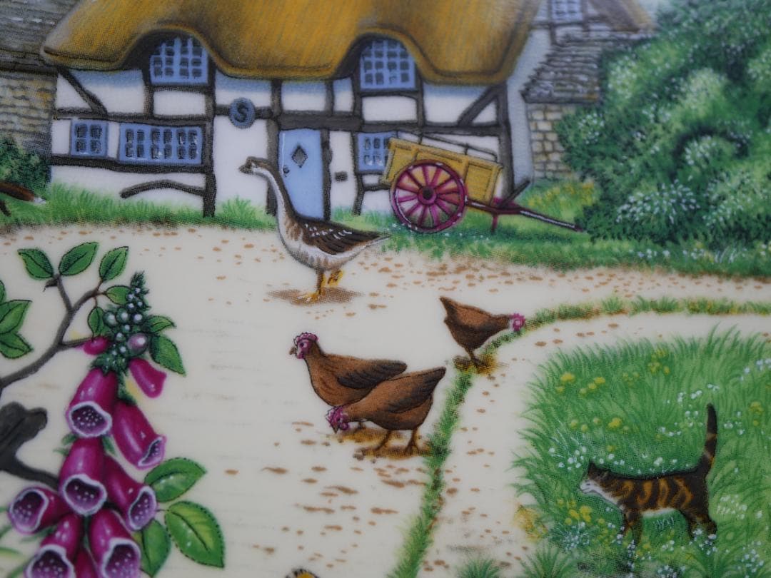  １９８８年限定生産 The Farm Cottage 飾り皿