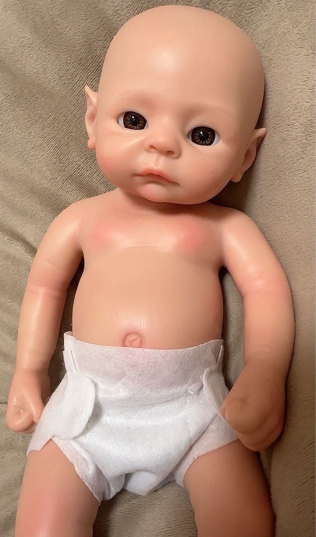 ★新品★リボーンドール フルシリコン 33cm女の子