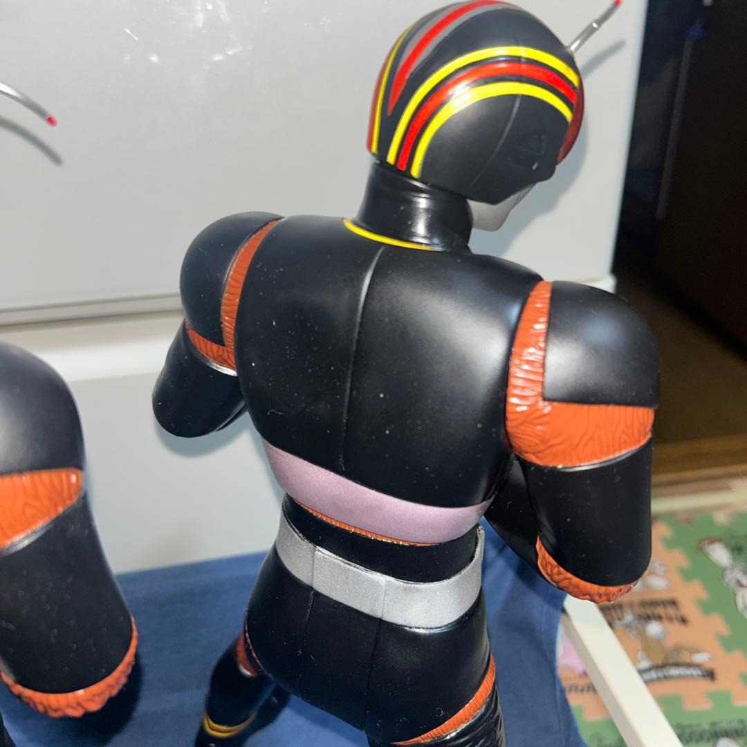 仮面ライダーブラック　ビッグ　ソフビフィギュア　2体