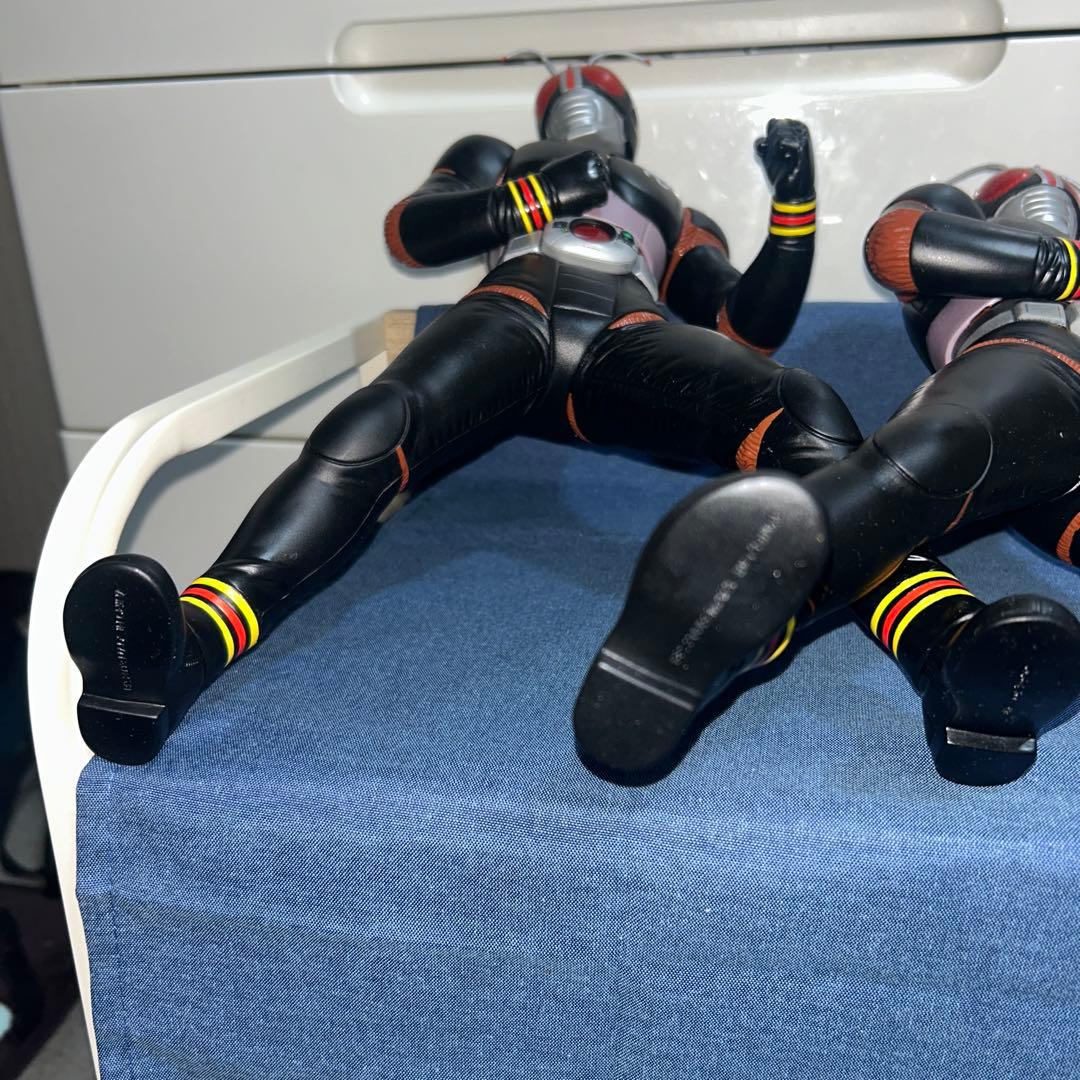 仮面ライダーブラック　ビッグ　ソフビフィギュア　2体