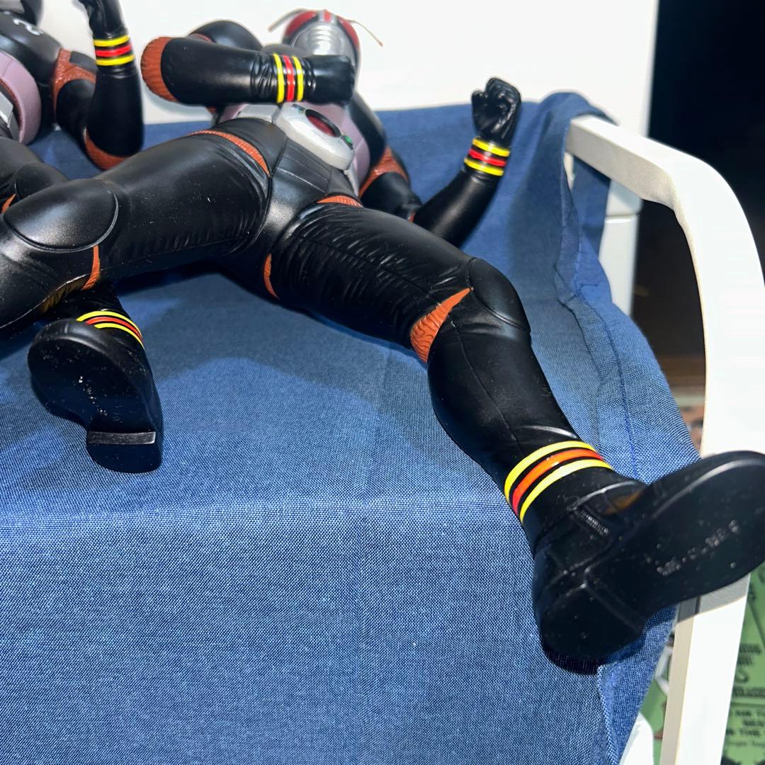 仮面ライダーブラック　ビッグ　ソフビフィギュア　2体