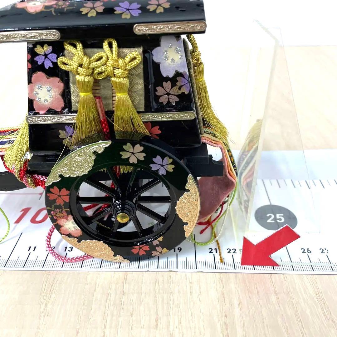 雛人形　桃の節句　雛道具　金箔桜