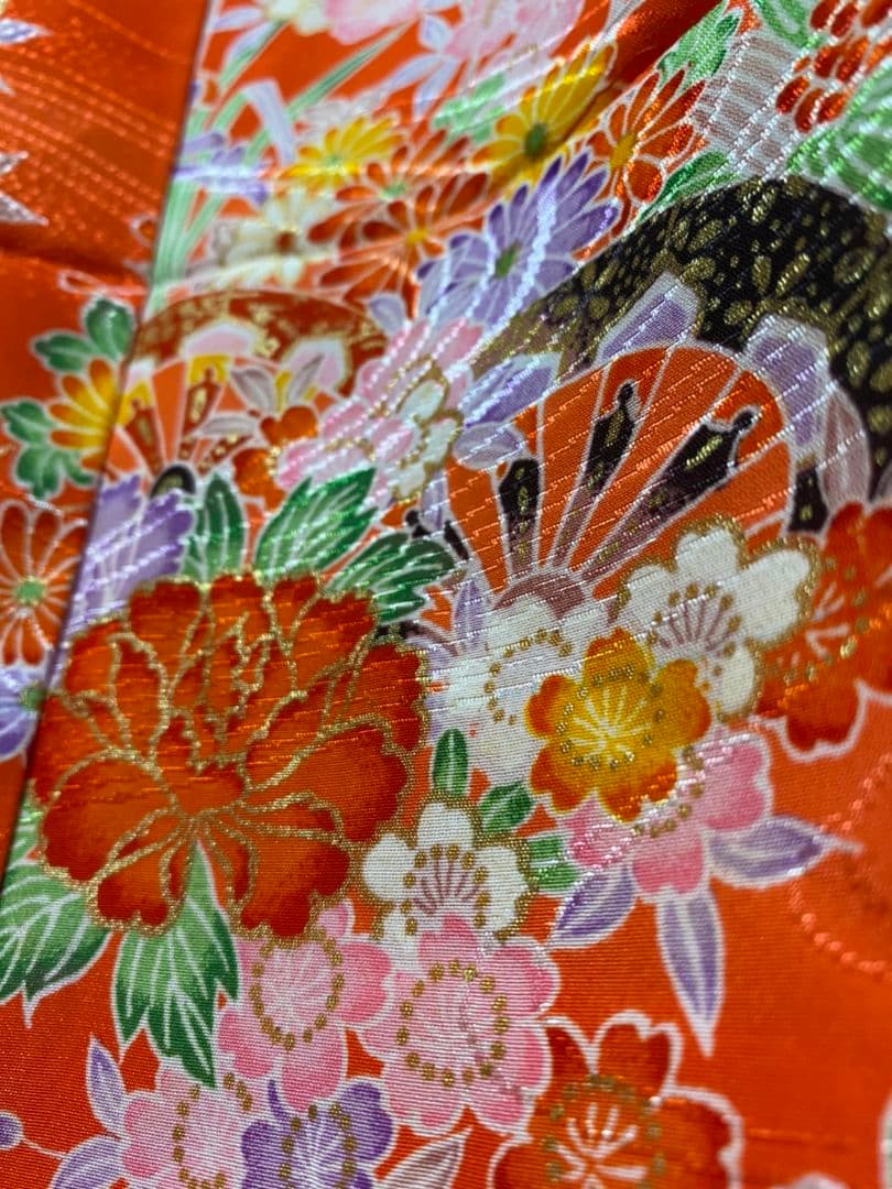 No.233アンティーク子供着物正絹七五三着丈99センチ裄丈43センチ