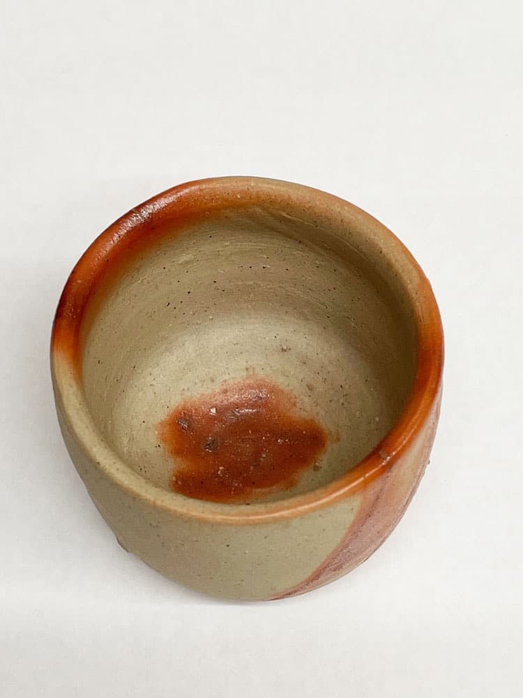 ■人間国宝・山本陶秀 作品 備前 緋襷酒呑 酒器