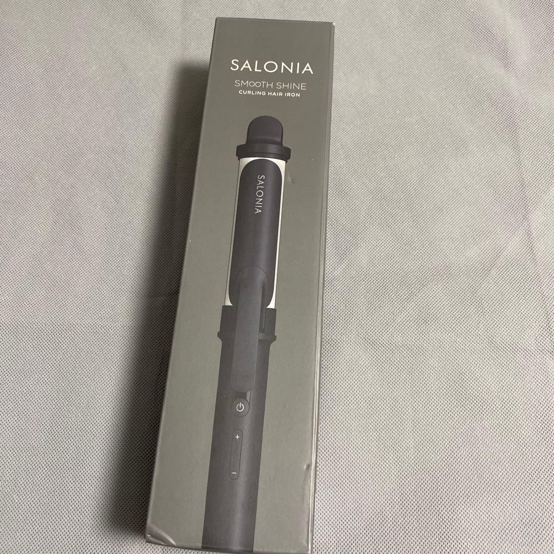 SALONIA スムースシャイン カールヘアアイロン32mm ブラック