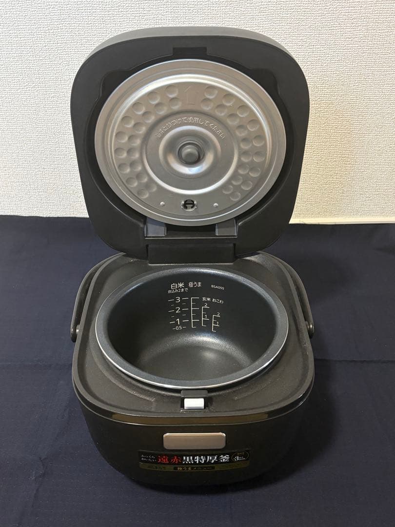 【美品】タイガー マイコンジャー 炊飯器 JBS-B055 ブラック 付属品完備