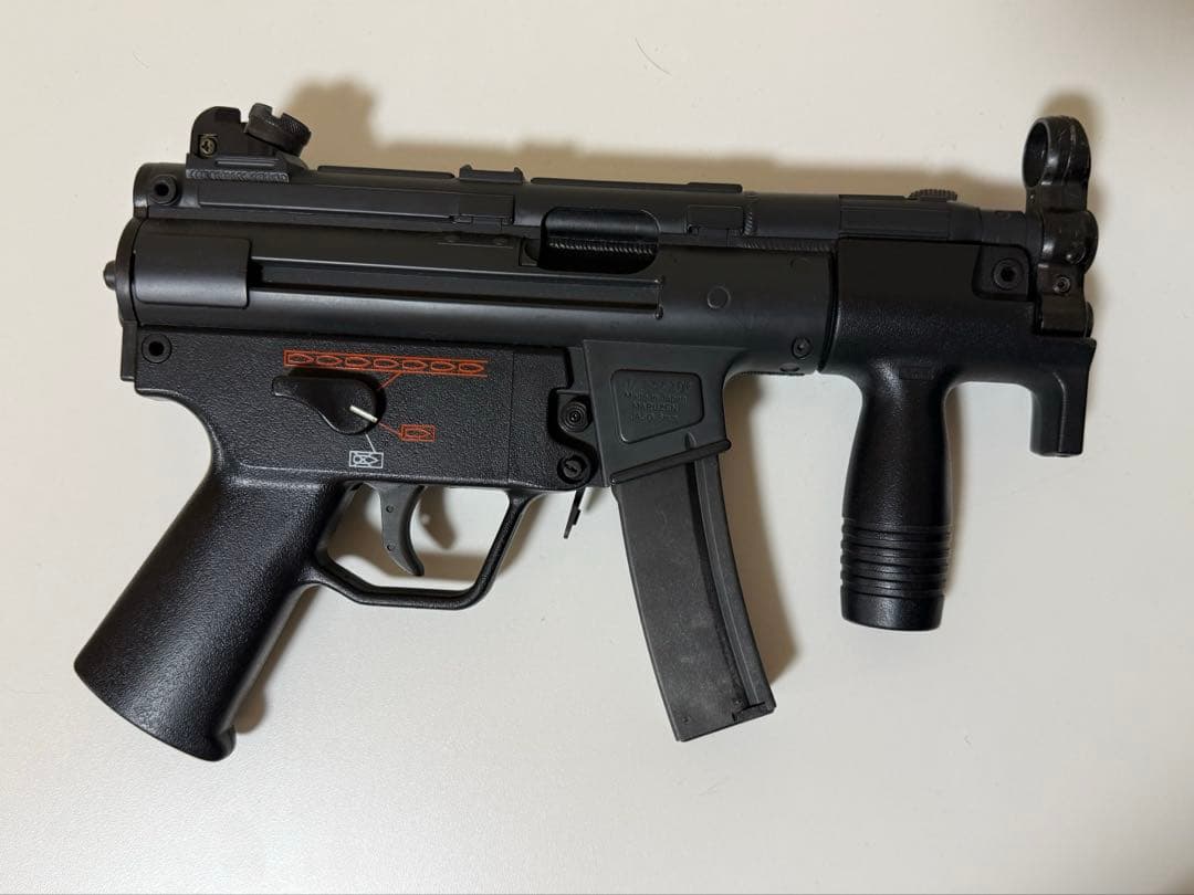 マルゼン製 MP5K A4 クルツ（KURZ）、東京マルイの0.20g BB弾