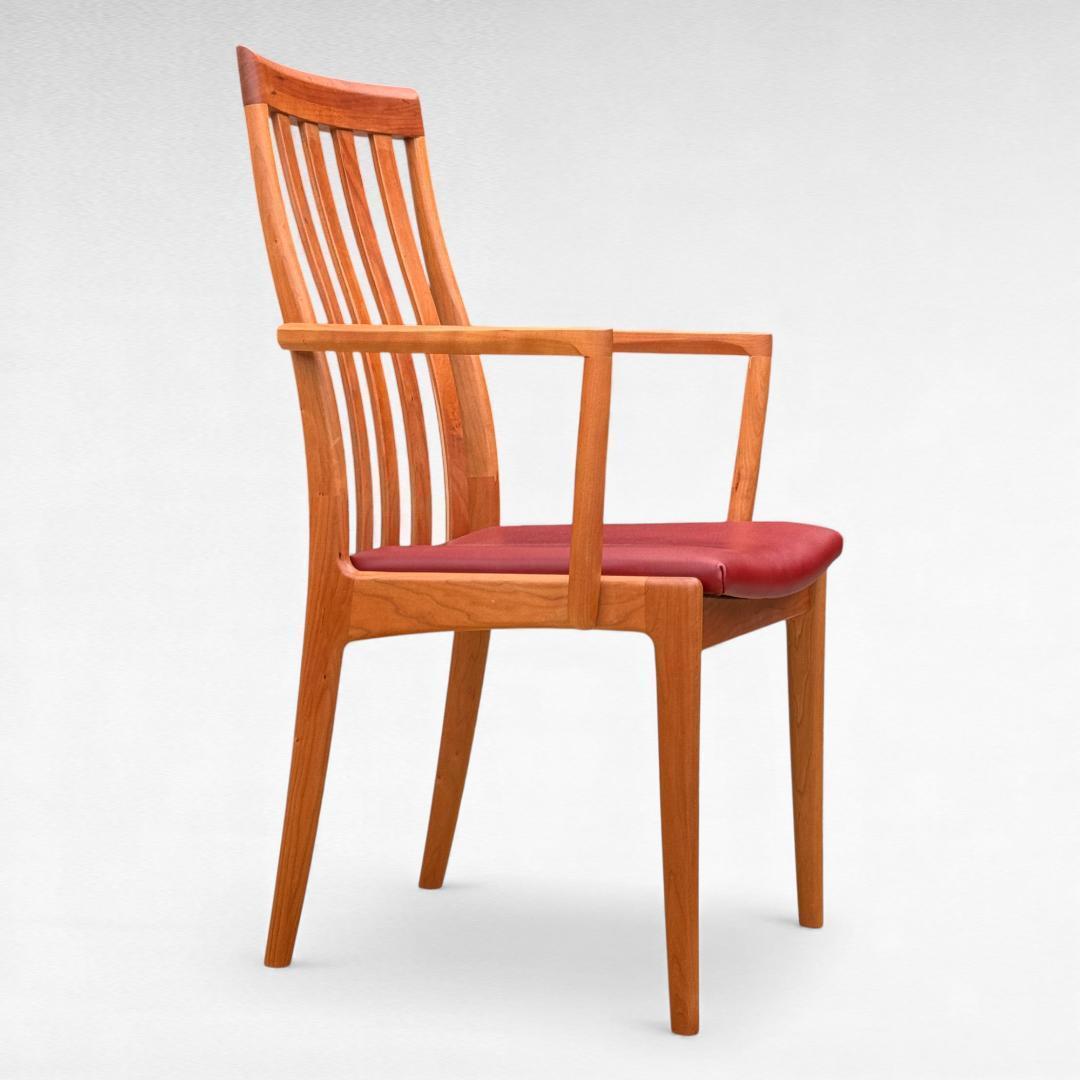 GOJIRA ①美品 ナガノインテリア 高級本革チェア DC322