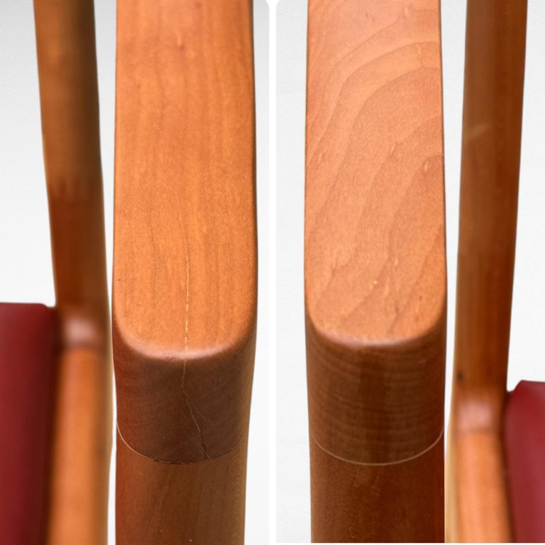 GOJIRA ①美品 ナガノインテリア 高級本革チェア DC322