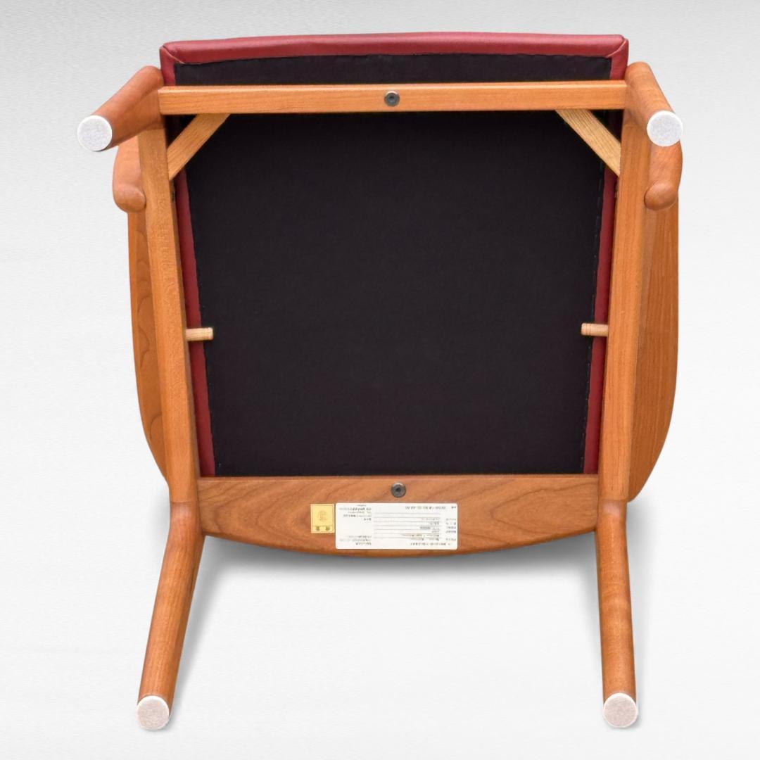 GOJIRA ①美品 ナガノインテリア 高級本革チェア DC322