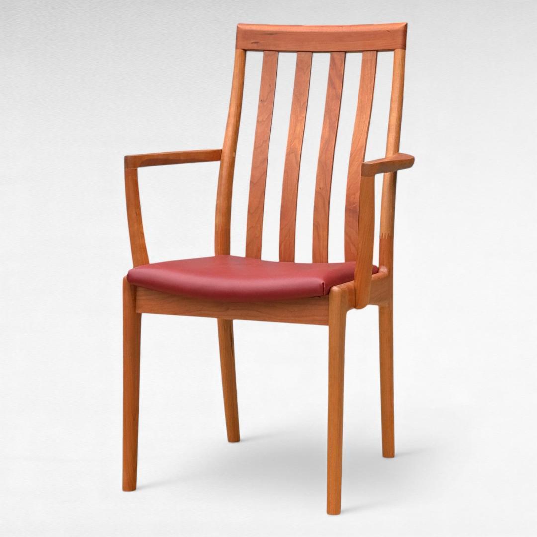 GOJIRA ①美品 ナガノインテリア 高級本革チェア DC322