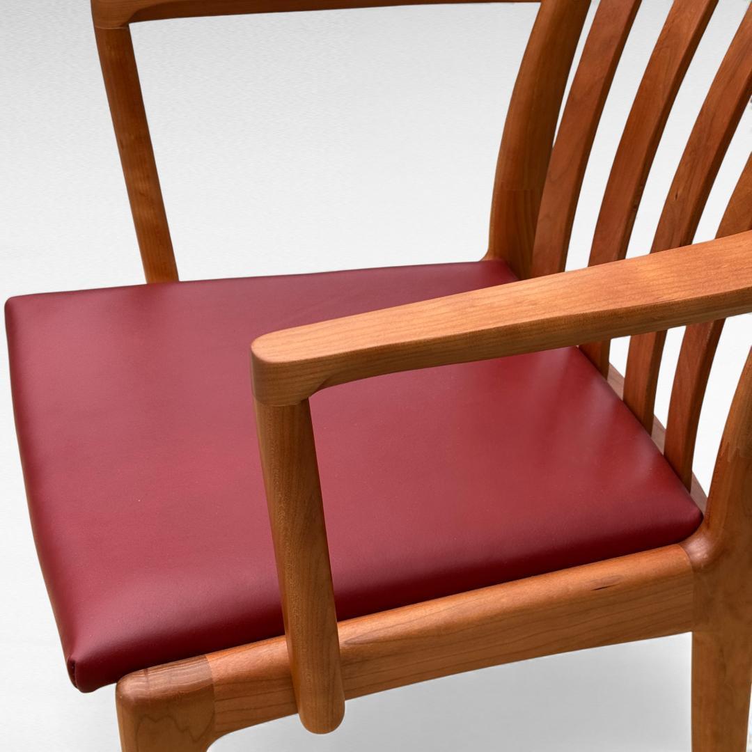 GOJIRA ①美品 ナガノインテリア 高級本革チェア DC322