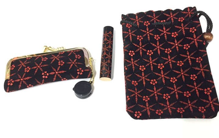 印鑑 本柘 ケース 袋のセット プレゼントに（╹◡╹）