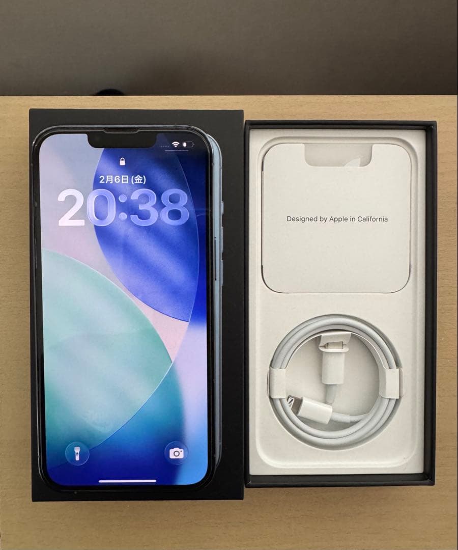 新品 バッテリー100% iPhone13Pro 256GB シエラブルー