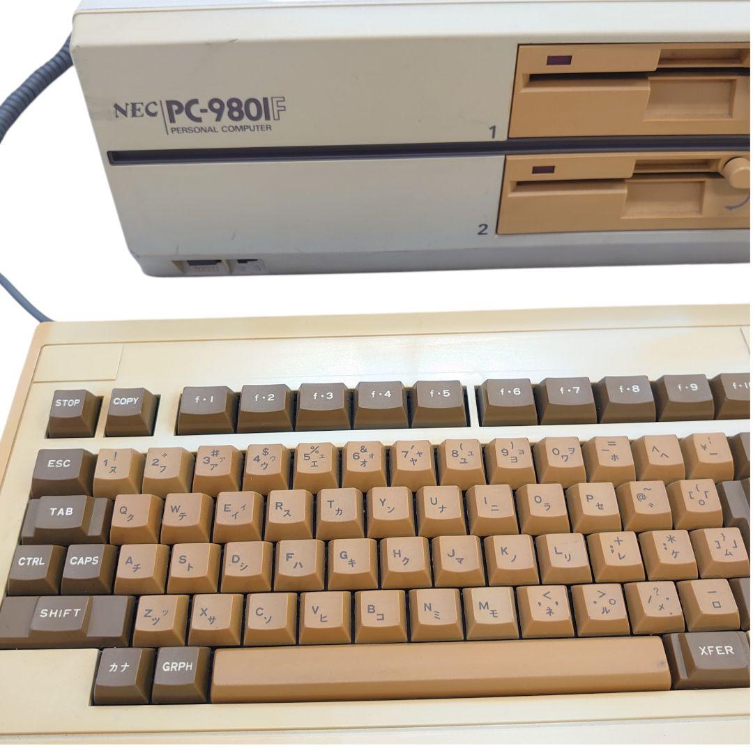 【ヴィンテージパソコン】NEC PC-9801F 通電のみ確認