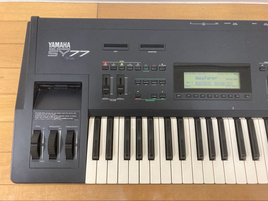YAMAHA SY77 シンセサイザー 61鍵盤 ヤマハ 0803