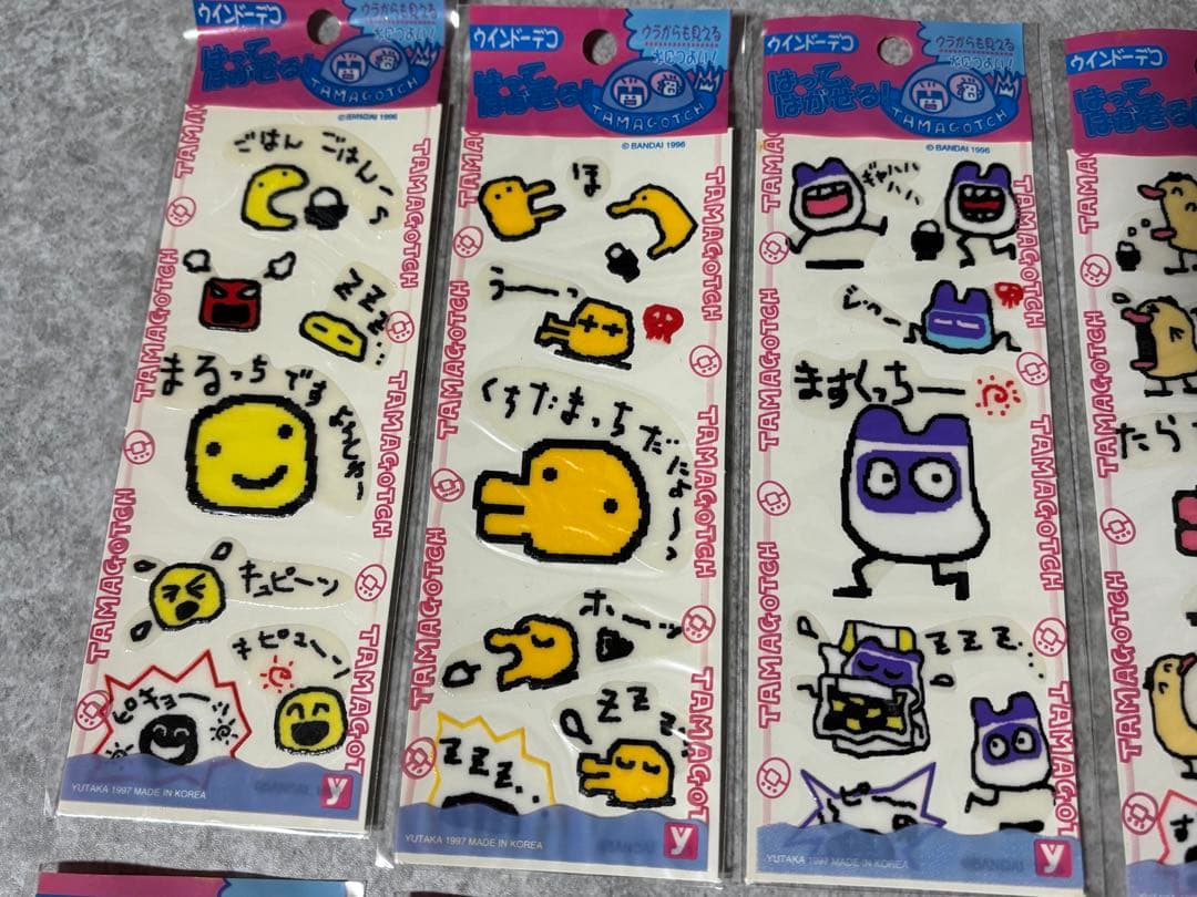 たまごっち ウインドーデコはってはがせるシール14種セット平成 レトロ