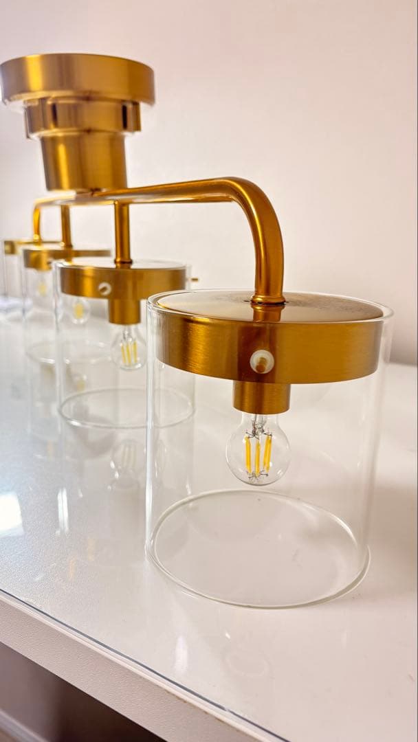 schön シーリングライト4灯 ゴールド