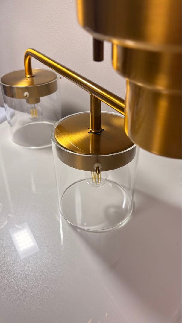 schön シーリングライト4灯 ゴールド